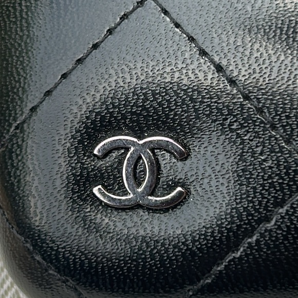 CHANEL Black CC Eyeglasses with Quilted Case - Picture 14 of 14